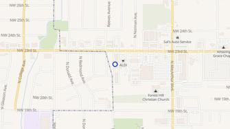 Map for Apple Tree Apartments - Oklahoma City, OK