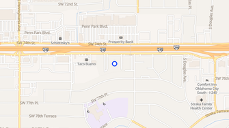 Map for Tudor Crossing Apartments  - Oklahoma City, OK
