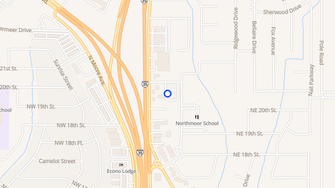 Map for Chalet Apartments - Moore, OK