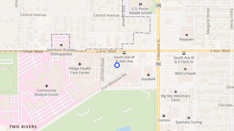 Map for Union Square Apartments - Missoula, MT