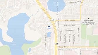 Map for Lotus Landing Apartments - Altamonte Springs, FL