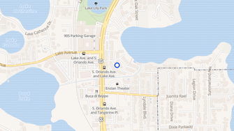 Map for Lake Maitland Terrace Condos - Maitland, FL
