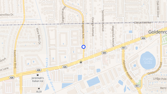 Map for Wrenwood Apartments - Winter Park, FL