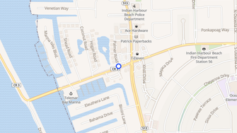 Map for Pines Apartments - Indian Harbour Beach, FL