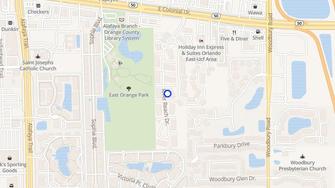 Map for River Reach Apartments - Orlando, FL