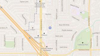 Map for Villa Collina Apartments - San Jose, CA