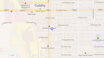 Map for Washington Square - Cudahy, WI