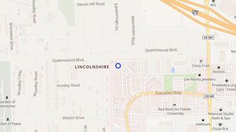 Map for Regal Oaks Apartments - Toledo, OH