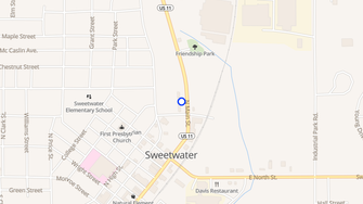 Map for Main Street Apartments - Sweetwater, TN