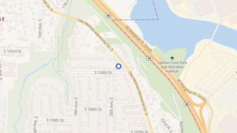 Map for 10323 Des Moines Memorial Drive - Seattle, WA