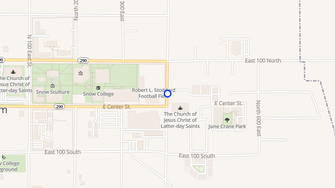Map for Park Place Apartments - Ephraim, UT
