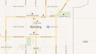 Map for Juniper Village Apartments - Blanding, UT