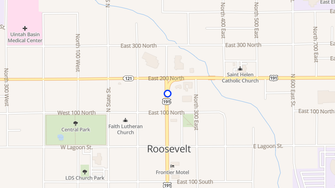 Map for Regal Motel Apartments - Roosevelt, UT