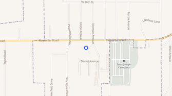 Map for Thistlewood Apartments - Ashtabula, OH