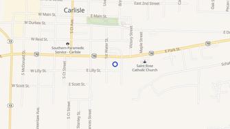 Map for Savage Square Apartments - Carlisle, AR