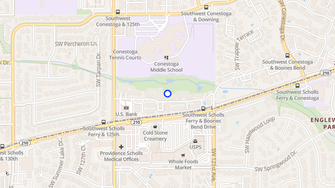 Map for Sunstone Parc Apartments - Beaverton, OR