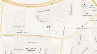 Map for Lakefield Mews Apartments and Townhomes - Richmond, VA