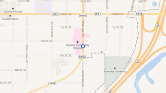 Map for AmberField Place Apartments - Madelia, MN