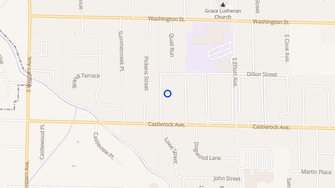 Map for Castlerock Apartments - Wenatchee, WA