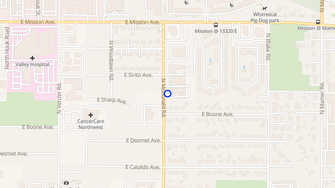 Map for McDonald Place - Spokane Valley, WA