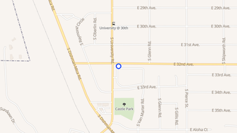 Map for University Village Apartments - Spokane Valley, WA