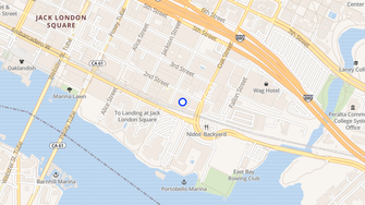 Map for Aqua Via Apartments - Oakland, CA