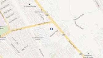 Map for Metro Six55 Apartments  - Hayward, CA