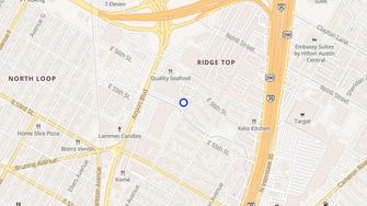 Map for Raphale Apartments - Austin, TX