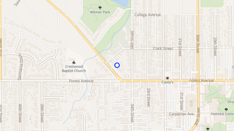 Map for Beaverdale Apartments - Des Moines, IA