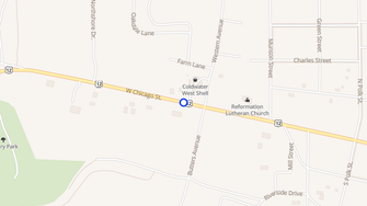Map for Chandler Estates - Coldwater, MI