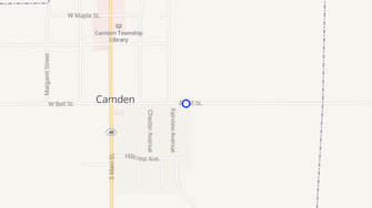 Map for East Pointe Apartments - Camden, MI