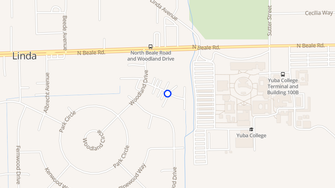 Map for College Park Manor - Linda, CA