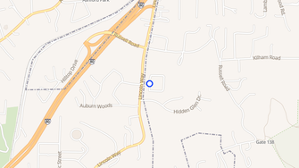 Map for Auburn Townhomes - Auburn, CA