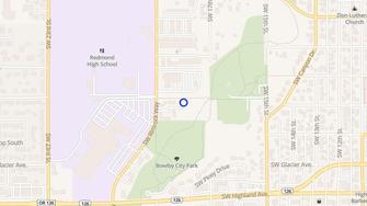 Map for Canyon Crest Apartments - Redmond, OR