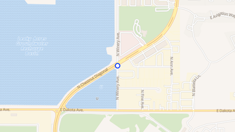 Map for Lake Ridge Apartments - Fresno, CA