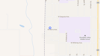Map for Sierra Village - Woodlake, CA