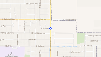 Map for Willow Glen Apartments - Reedley, CA