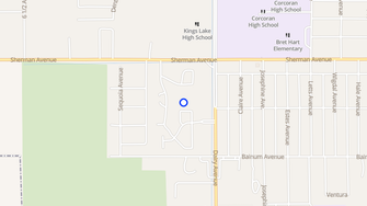 Map for Willow Lakes Apartment Homes - Corcoran, CA