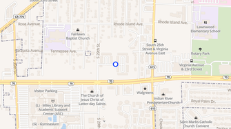 Map for Virginia Park Residences Ltd - Fort Pierce, FL