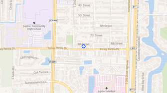 Map for Second Housing Corporation - Jupiter, FL