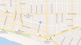 Map for La Contessa Apartments - Long Beach, CA