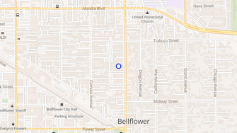 Map for 16251 Woodruff - Bellflower, CA