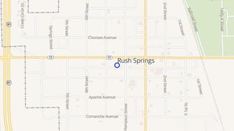 Map for Somerset Apartments - Rush Springs, OK