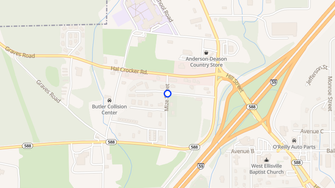 Map for Ellisville Apartments - Ellisville, MS