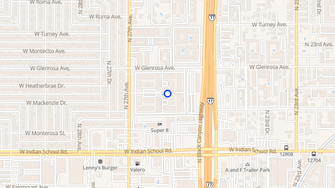 Map for Willow Springs Apartments - Phoenix, AZ