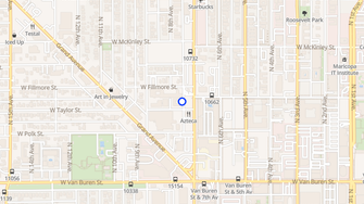 Map for Fillmore Courtyard Apartments - Phoenix, AZ