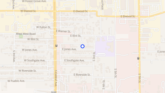 Map for Four Palms Apartments - Phoenix, AZ