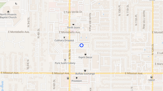 Map for Sunshine Apartments - Phoenix, AZ