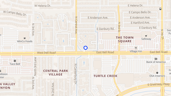 Map for Crystal Creek Apartments - Phoenix, AZ