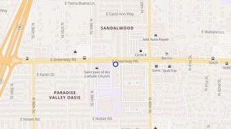 Map for Rancho Mirada Apartments - Phoenix, AZ